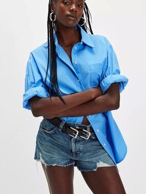 NWT Free People Sabo Double Buckle Belt Black Leather Y2K Moto Western S/M $48
